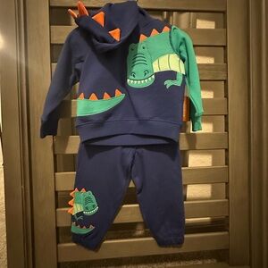 Gymboree Dinosaur Hoodie and Pants Set